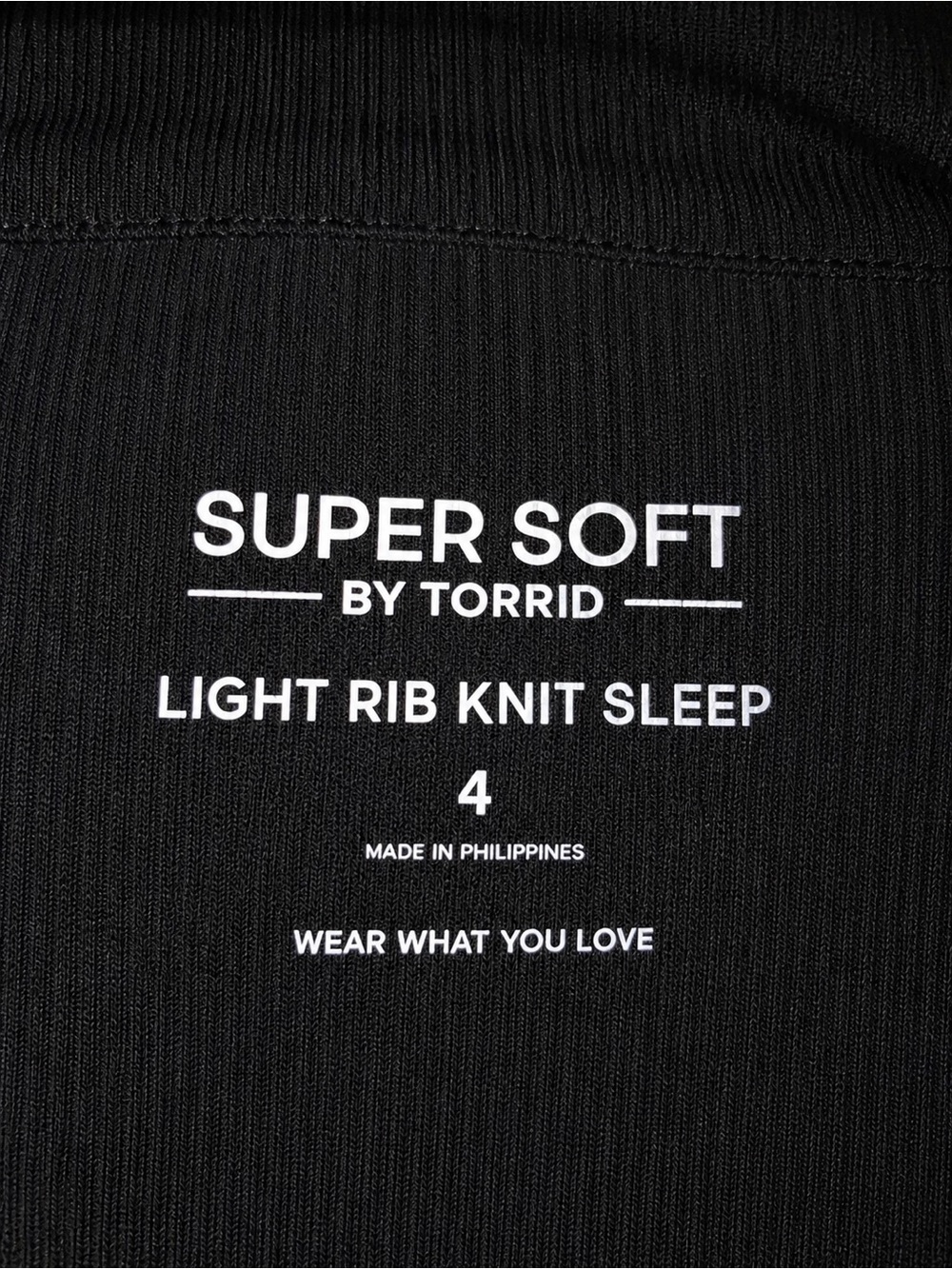 Torrid Super Soft Sleep Shirt Dress Black Rib Knit Button Front 4X - Picture 7 of 8